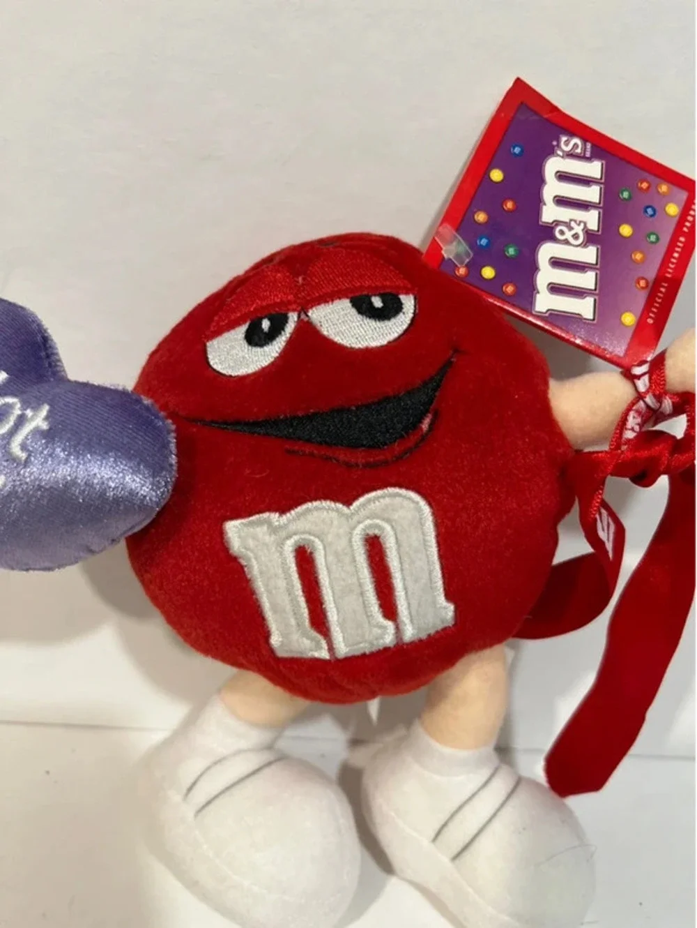 M&M's Red Hot 4 U Love Valentine M&M Plush  Heart 7
